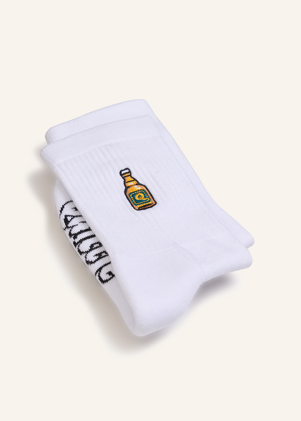 Socken mit maritimen Motiv | weiß