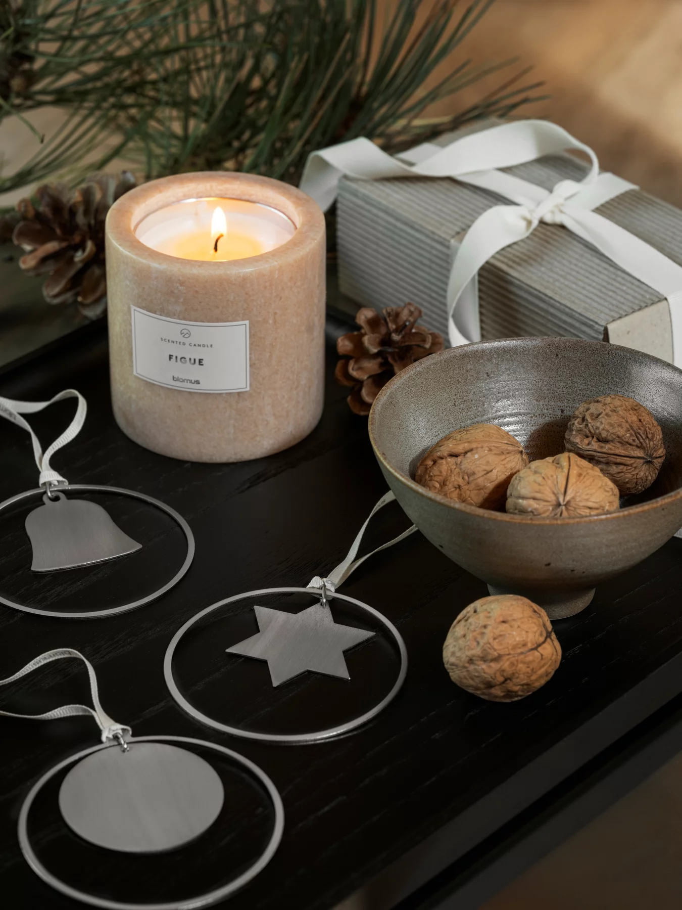 4er Set Weihnachtsschmuck -KITAI Sternmotiv