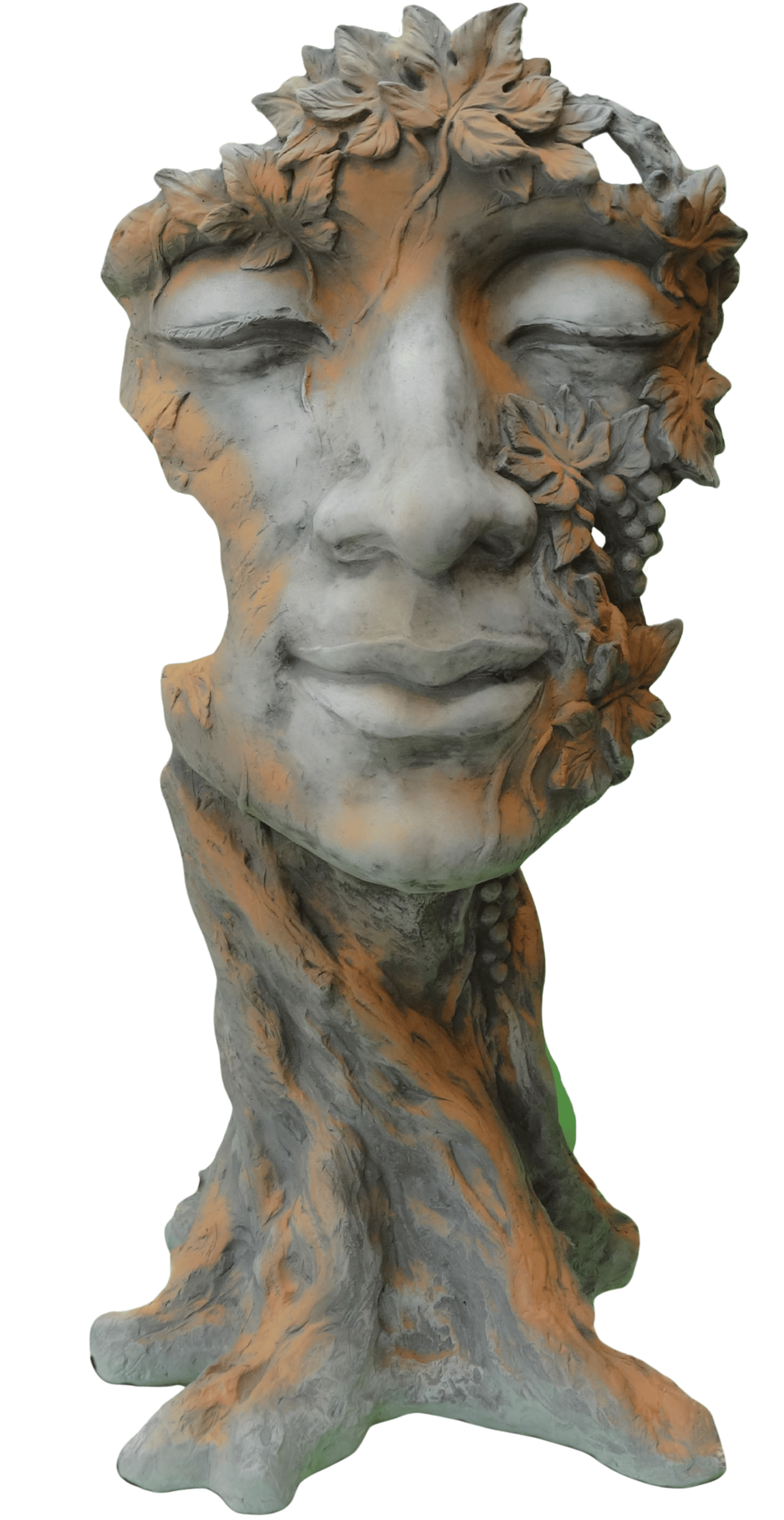 Gartenskulptur | Rosteffekt – Waldhüter "Bacchus"