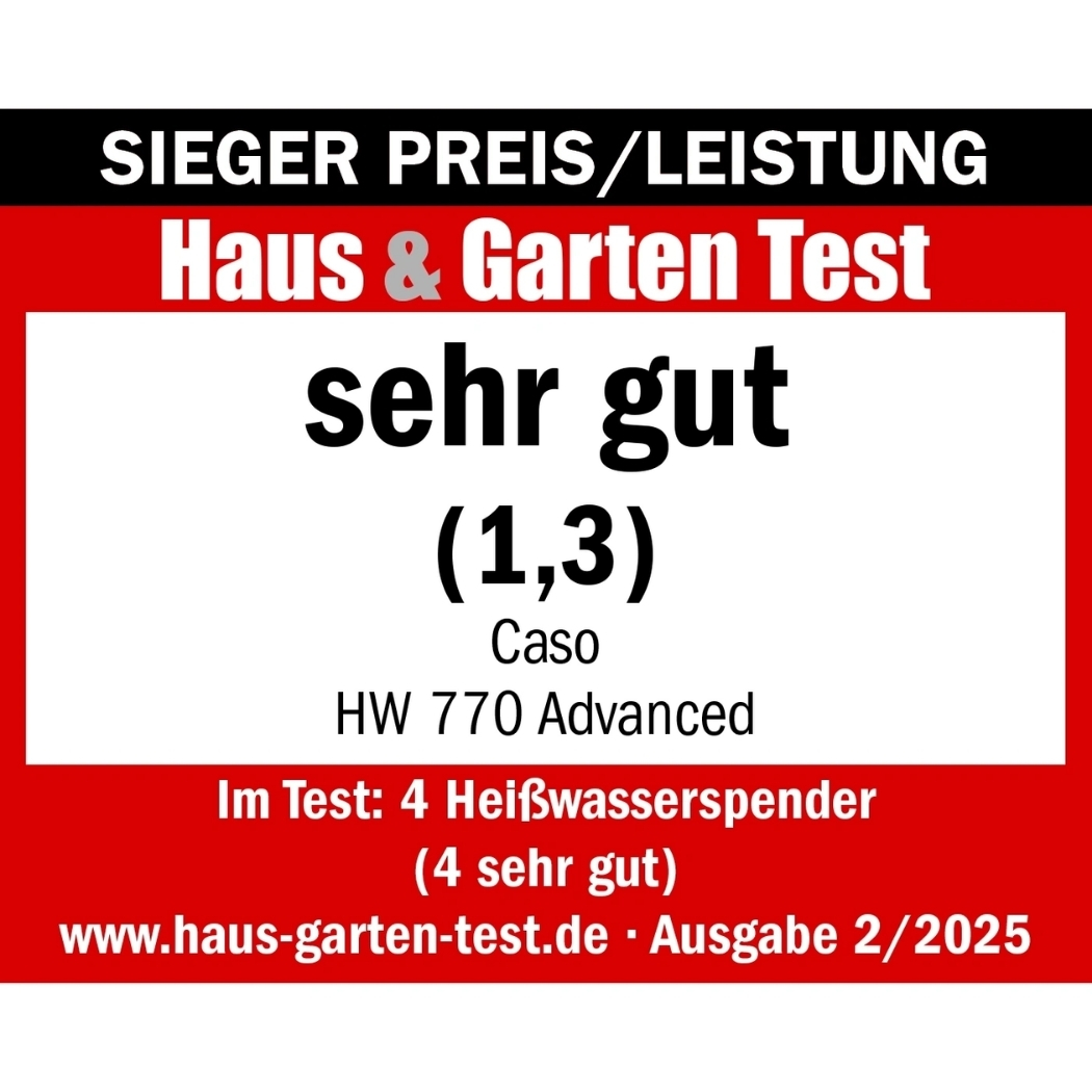 Turbo Heißwasser-Spender | HW 770 Advanced