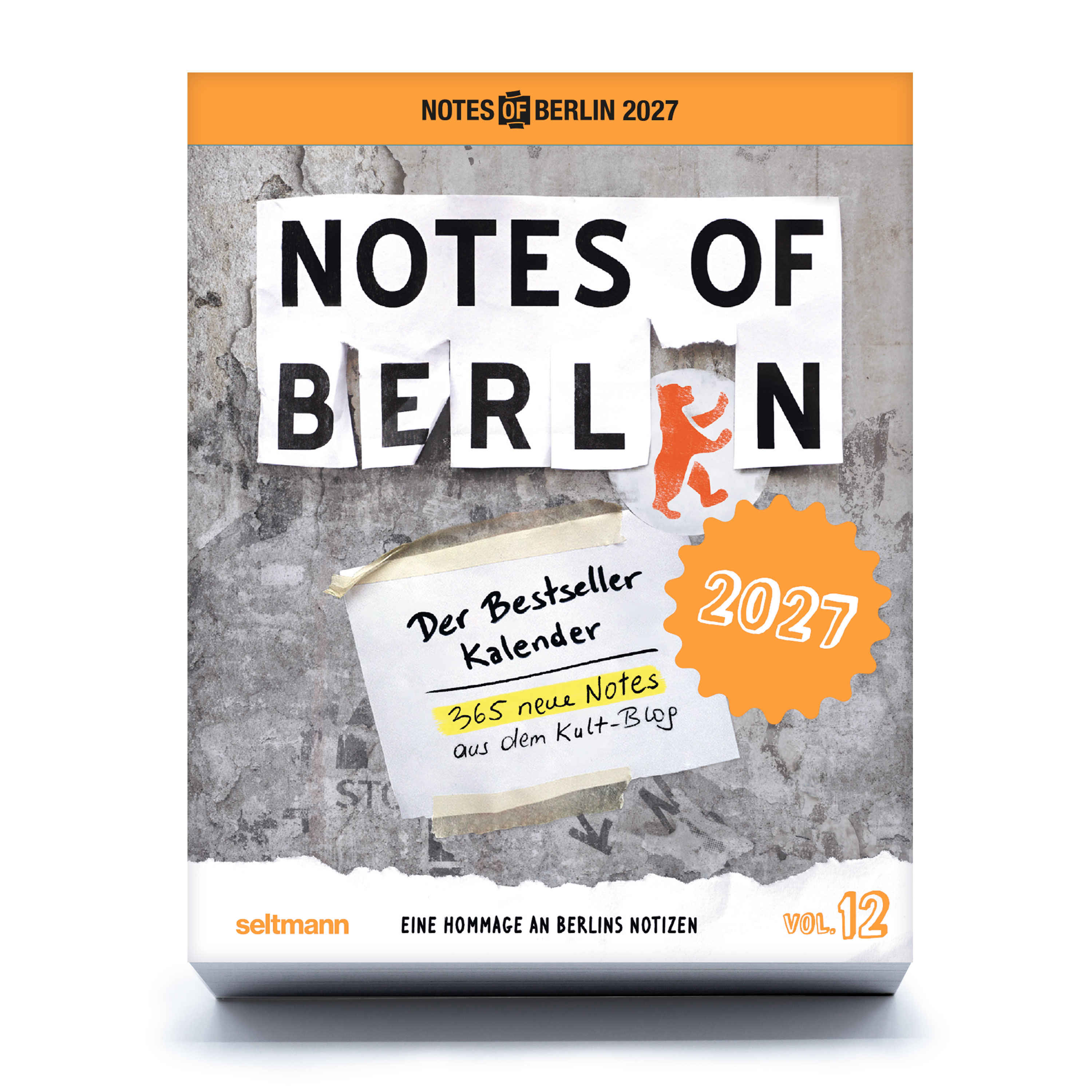 Kalender Notes of Berlin 2027
