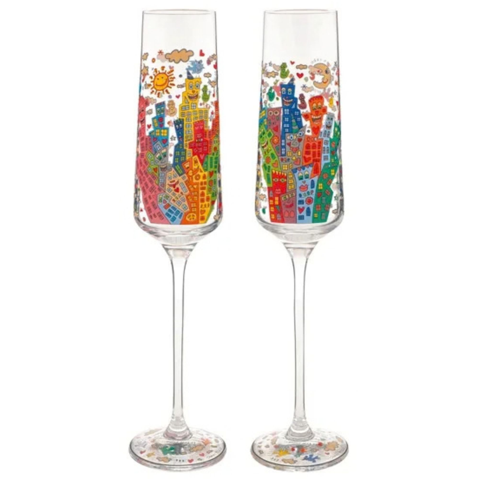 Sektgläser 2er Set | My New York City – James Rizzi